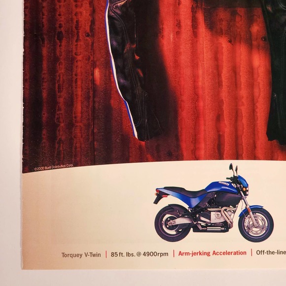 Buell Cyclone M2 "Free Alterations" Print Ad 2000 Maxim Magazine 8.5x11 - Picture 4 of 5